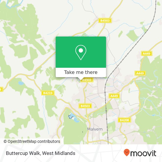 Buttercup Walk map