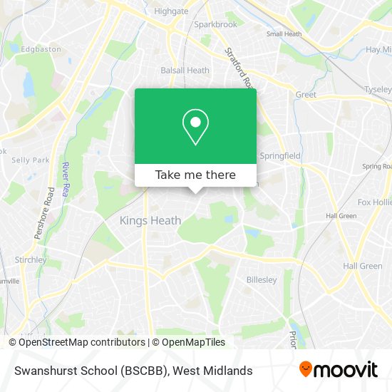 Swanshurst School (BSCBB) map