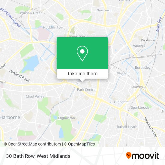 30 Bath Row map