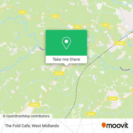The Fold Cafe map