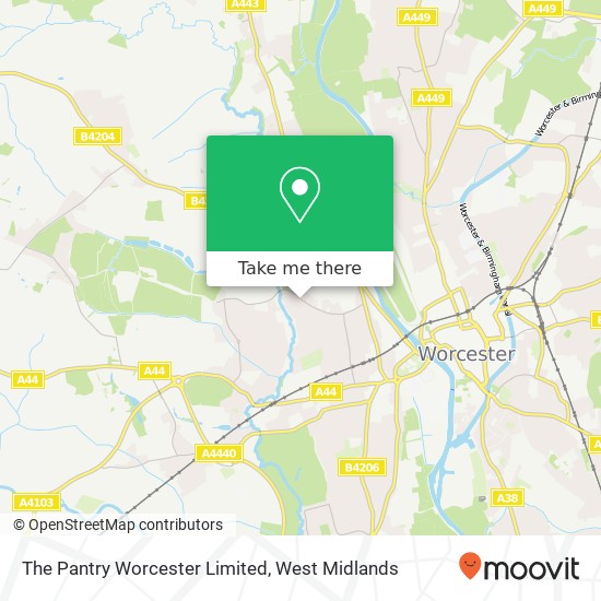 The Pantry Worcester Limited, 157 Oldbury Road Worcester Worcester WR2 6AN map