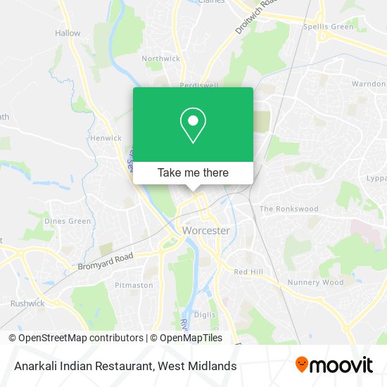 Anarkali Indian Restaurant map