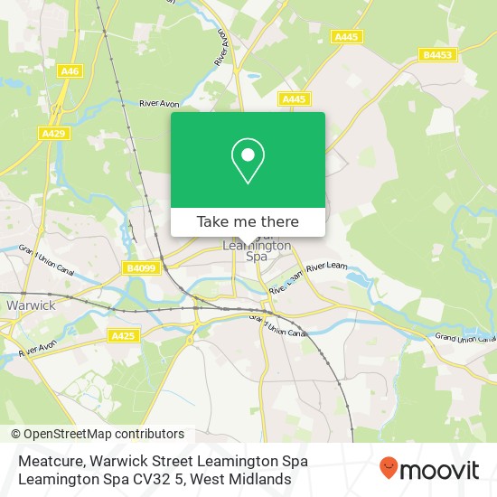 Meatcure, Warwick Street Leamington Spa Leamington Spa CV32 5 map