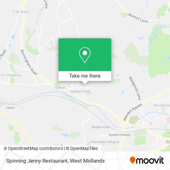 Spinning Jenny Restaurant map