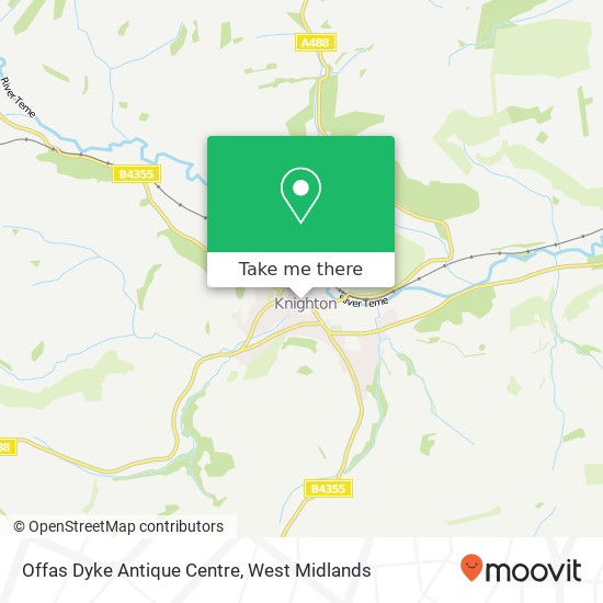 Offas Dyke Antique Centre, 4 High Street Knighton Knighton LD7 1 map