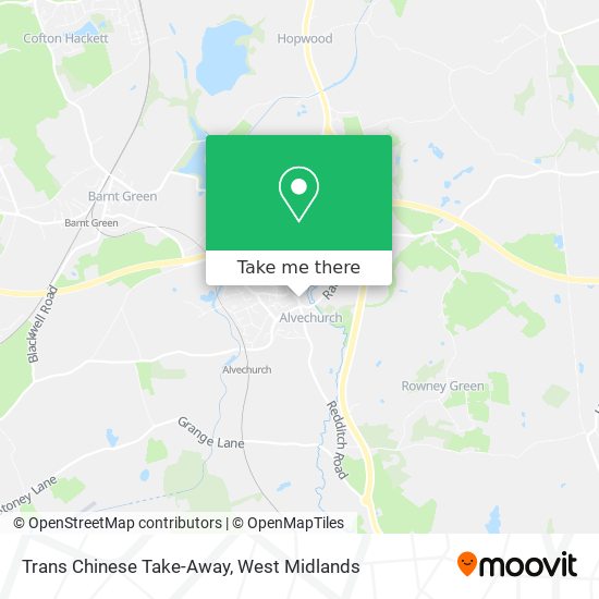 Trans Chinese Take-Away map