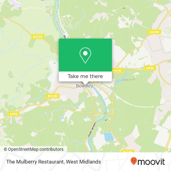 The Mulberry Restaurant, 63 Load Street Bewdley Bewdley DY12 2 map