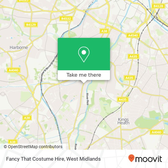 Fancy That Costume Hire, 610 Pershore Road Bournbrook Birmingham B29 7HQ map