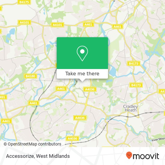 Accessorize, Brierley Hill Brierley Hill DY5 1 map