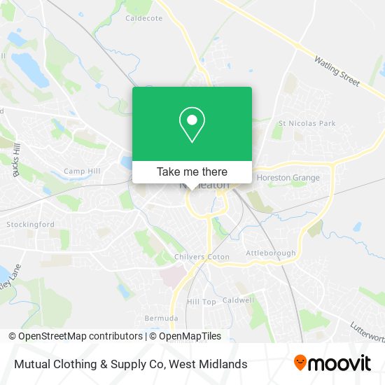 Mutual Clothing & Supply Co map