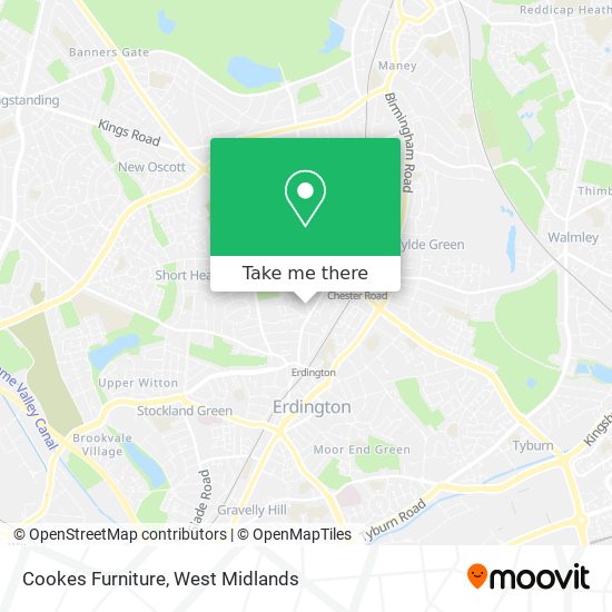 Cookes Furniture map