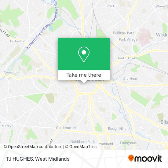 TJ HUGHES map