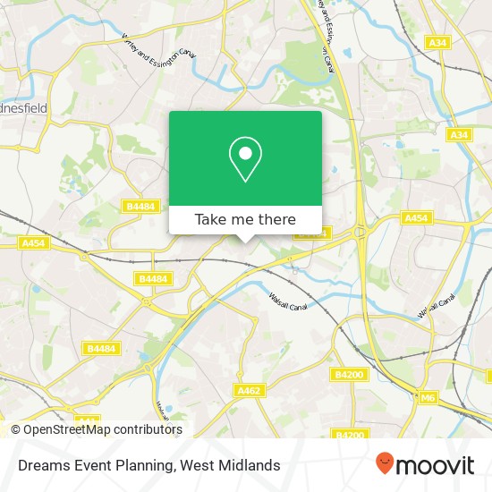 Dreams Event Planning map