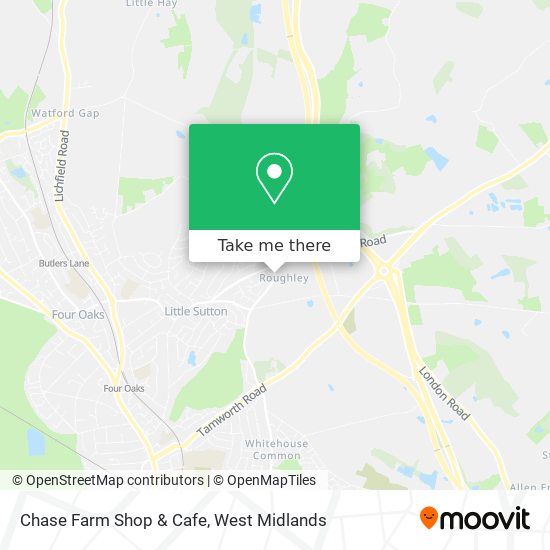 Chase Farm Shop & Cafe map