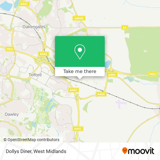 Dollys Diner map