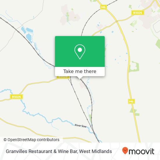 Granvilles Restaurant & Wine Bar map