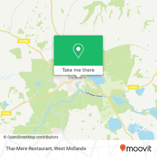 Thai-Mere Restaurant, High Street Ellesmere Ellesmere SY12 0 map