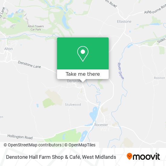 Denstone Hall Farm Shop & Café map