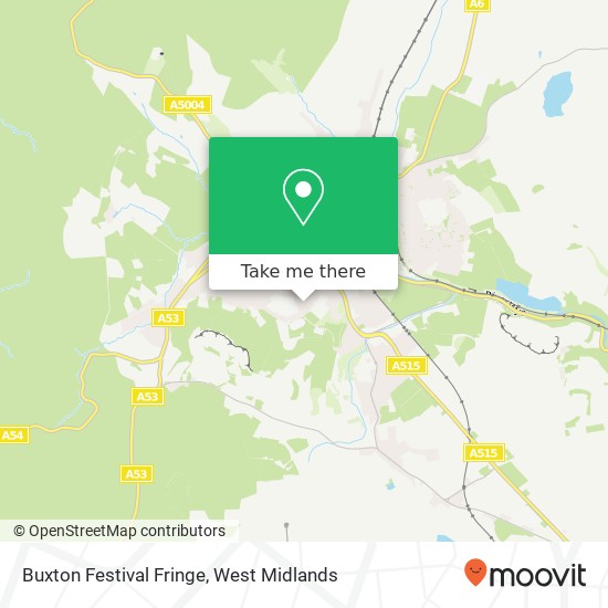 Buxton Festival Fringe map