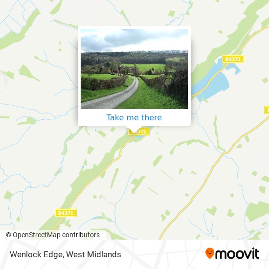 Wenlock Edge map