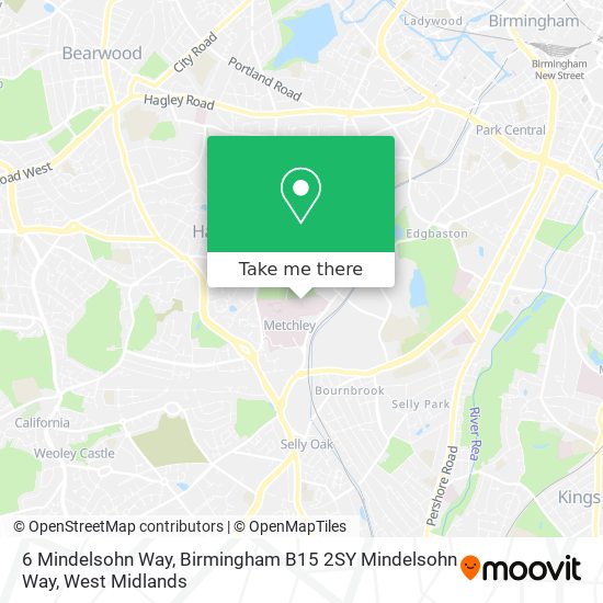 6 Mindelsohn Way, Birmingham B15 2SY Mindelsohn Way map