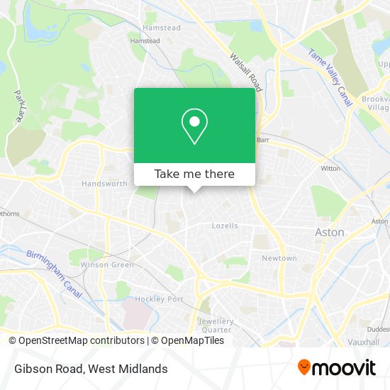 Gibson Road map