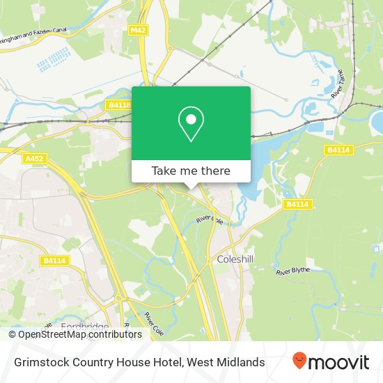 Grimstock Country House Hotel map