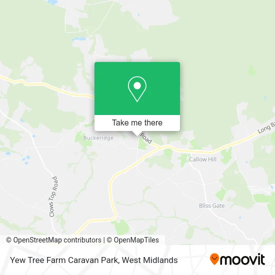 Yew Tree Farm Caravan Park map