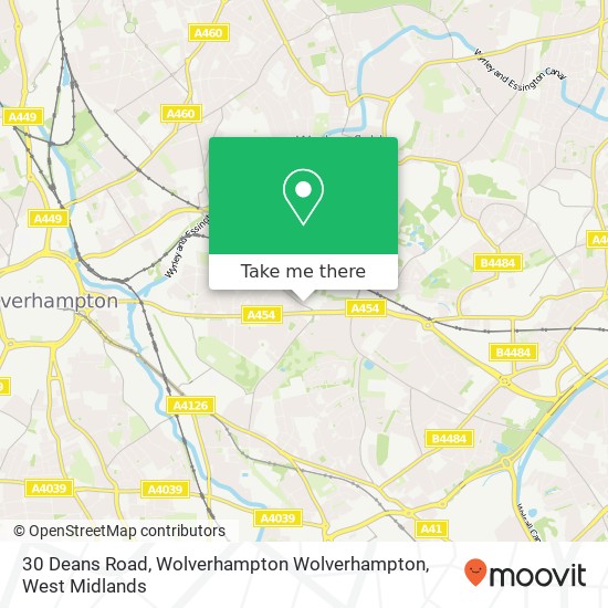 30 Deans Road, Wolverhampton Wolverhampton map