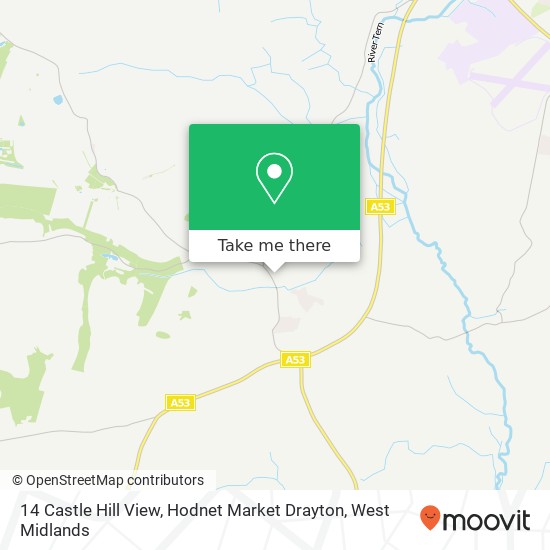 14 Castle Hill View, Hodnet Market Drayton map