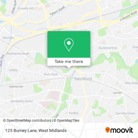 125 Burney Lane map