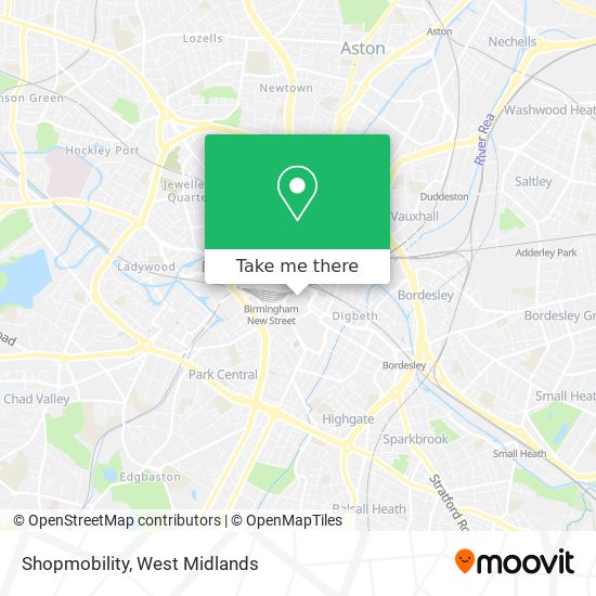 Shopmobility map