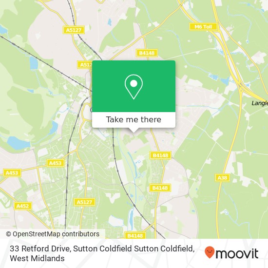 33 Retford Drive, Sutton Coldfield Sutton Coldfield map