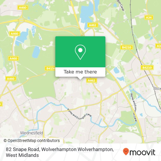82 Snape Road, Wolverhampton Wolverhampton map