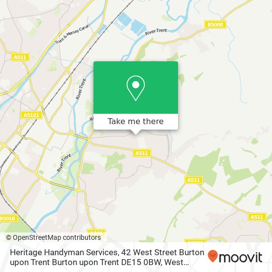 Heritage Handyman Services, 42 West Street Burton upon Trent Burton upon Trent DE15 0BW map