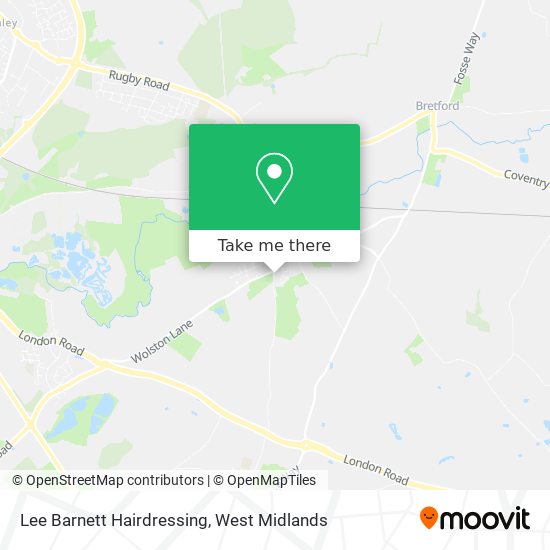 Lee Barnett Hairdressing map