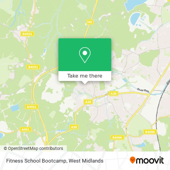 Fitness School Bootcamp map