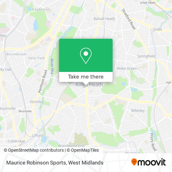 Maurice Robinson Sports map