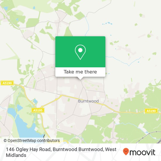 146 Ogley Hay Road, Burntwood Burntwood map