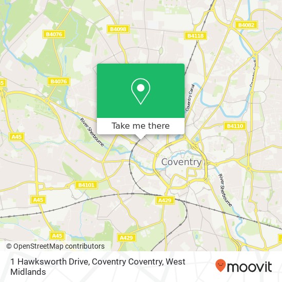 1 Hawksworth Drive, Coventry Coventry map