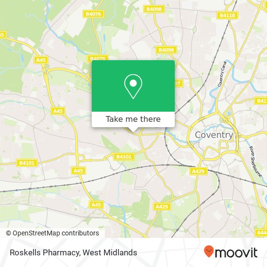 Roskells Pharmacy map