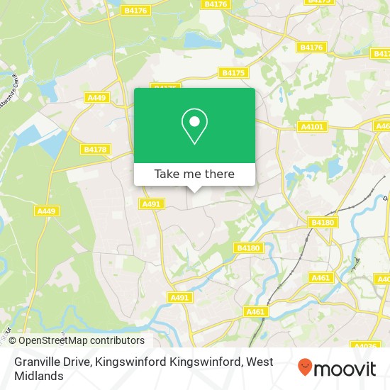 Granville Drive, Kingswinford Kingswinford map