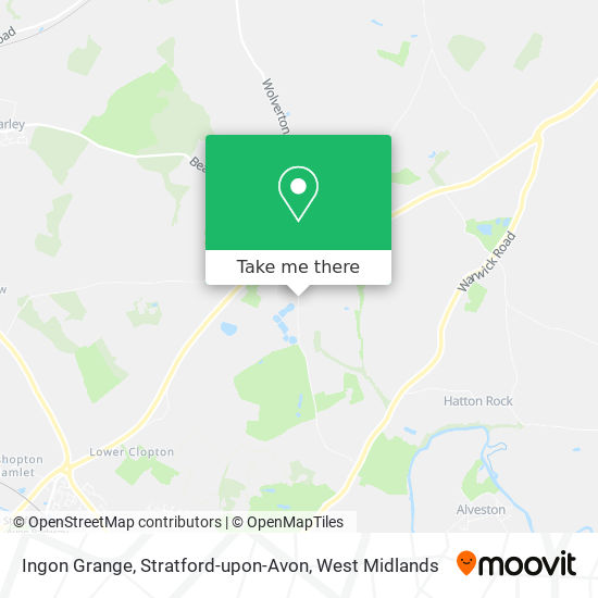 Ingon Grange, Stratford-upon-Avon map