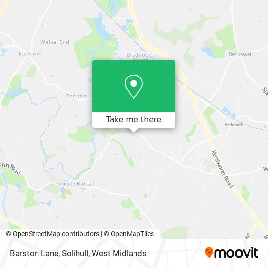 Barston Lane, Solihull map