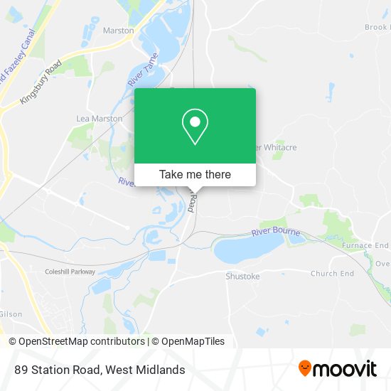 89 Station Road map