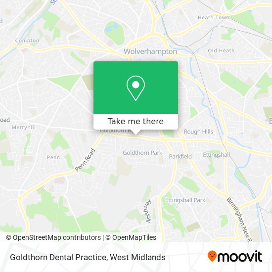 Goldthorn Dental Practice map