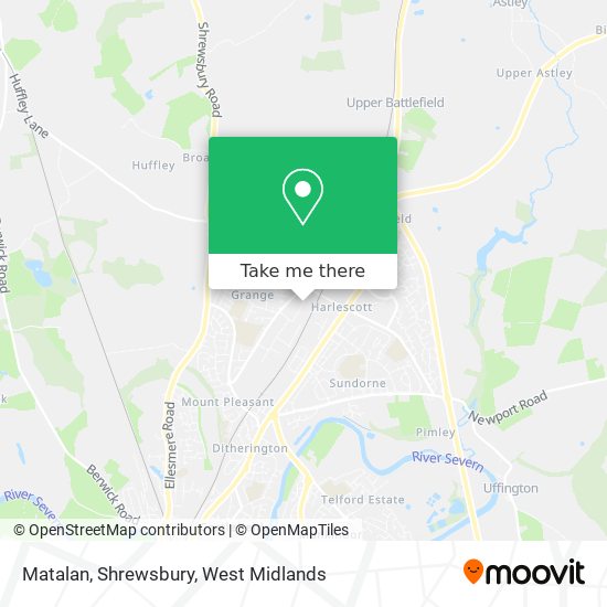 Matalan, Shrewsbury map