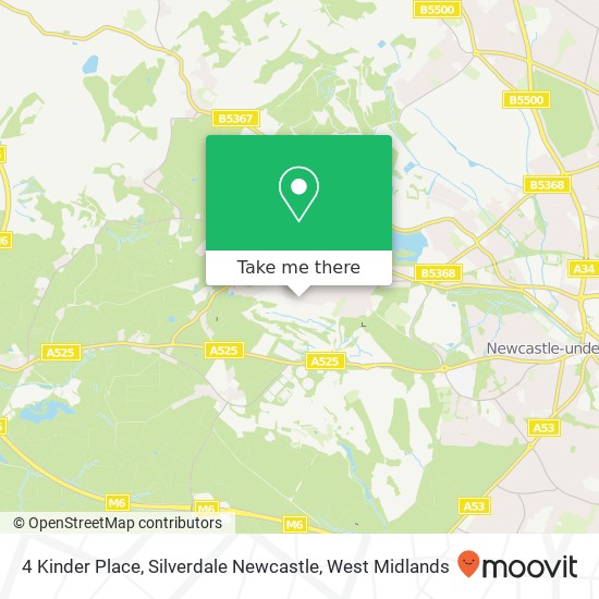 4 Kinder Place, Silverdale Newcastle map