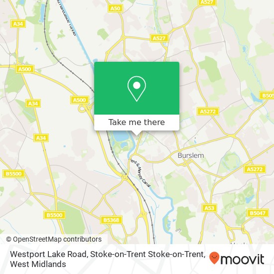 Westport Lake Road, Stoke-on-Trent Stoke-on-Trent map