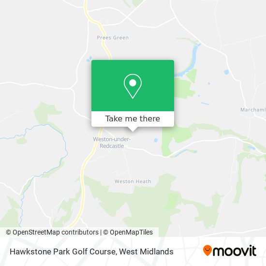 Hawkstone Park Golf Course map